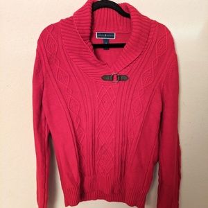 Karen Scott Red Sweater Size M